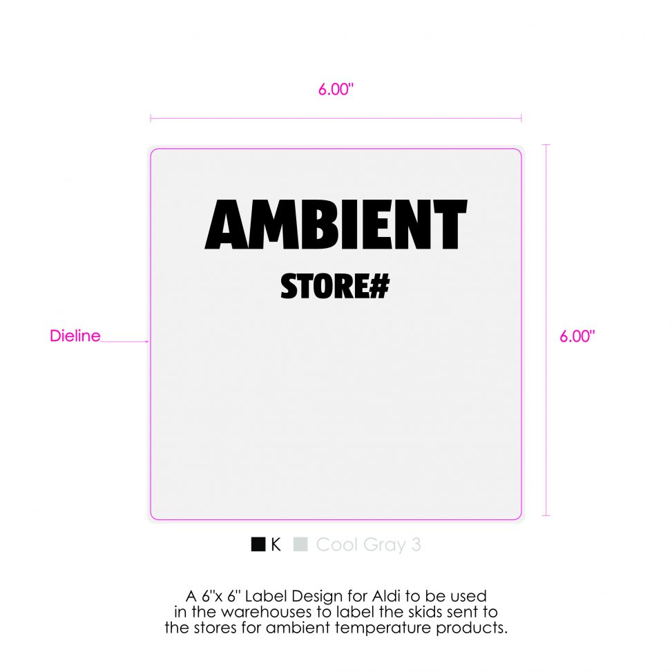 Label Design for ALDI